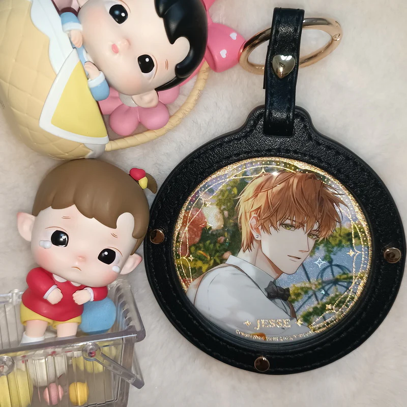 58/75mm Round Badge Protector Sleeve Hanging Charm for Goods Display - Image 5