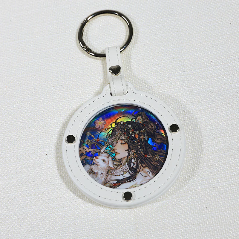 58/75mm Round Badge Protector Sleeve Hanging Charm for Goods Display - Image 8