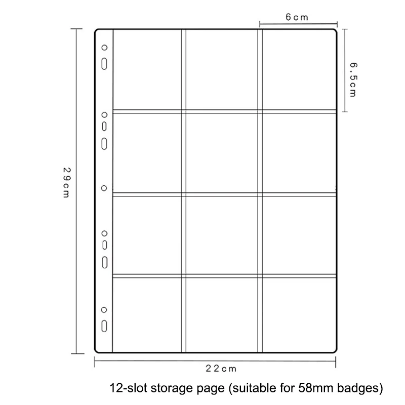 A4 Anime Merchandise Badge Collection Album Inner Pages - Image 18
