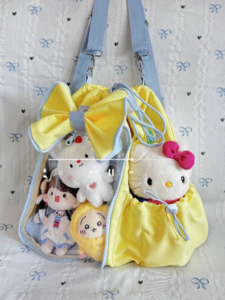 Anime-Inspired Drawstring Ita Bag for Plush Dolls - Image 4