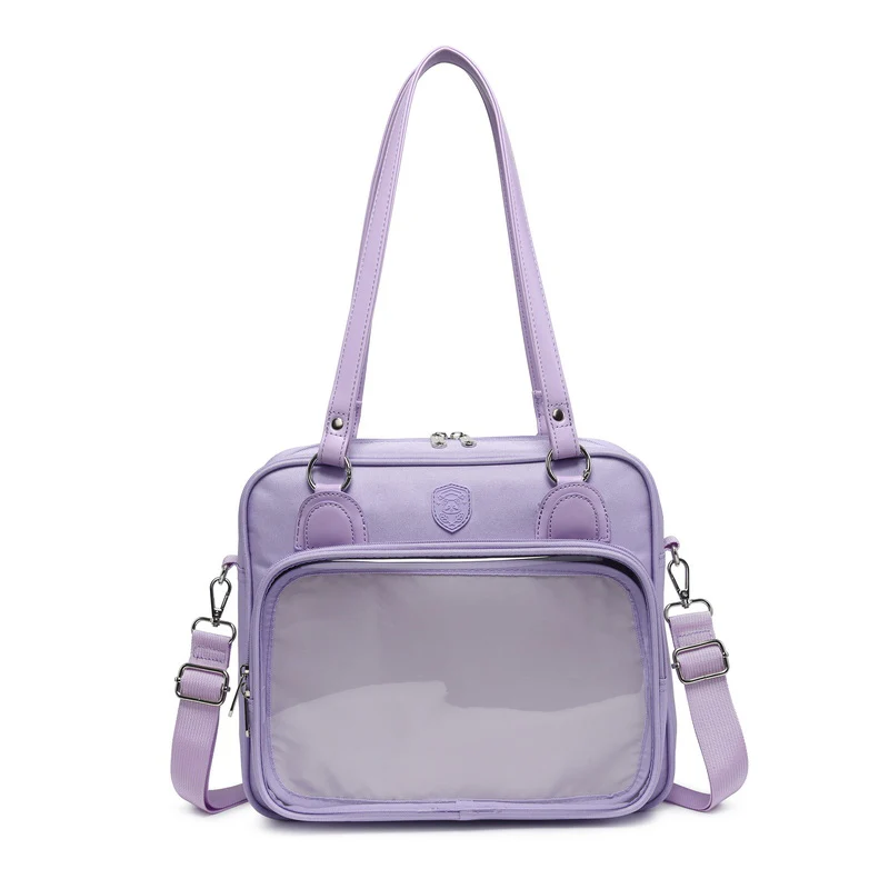 Kawaii Bear, Rabbit, Cat Square Student Ita Bag - Image 14