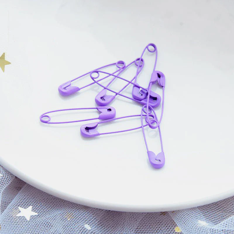 Candy Color Ita Bag Safety Pins - 8 Pcs - Image 8