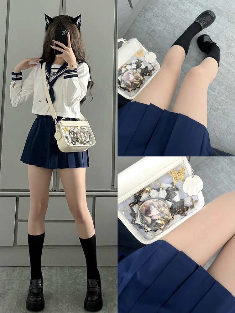 Classic Elegant Bow Lolita Small Shoulder Ita Bag - Image 11