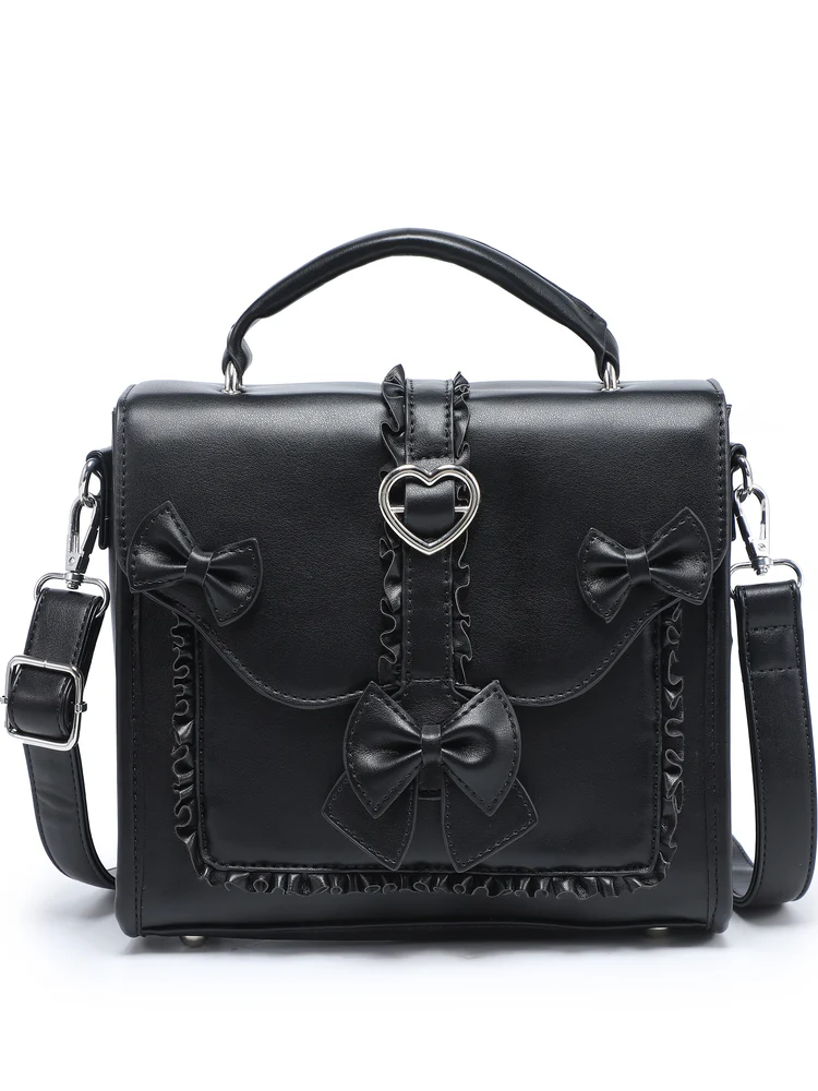 Classic Elegant Bow Lolita Small Shoulder Ita Bag - Image 4