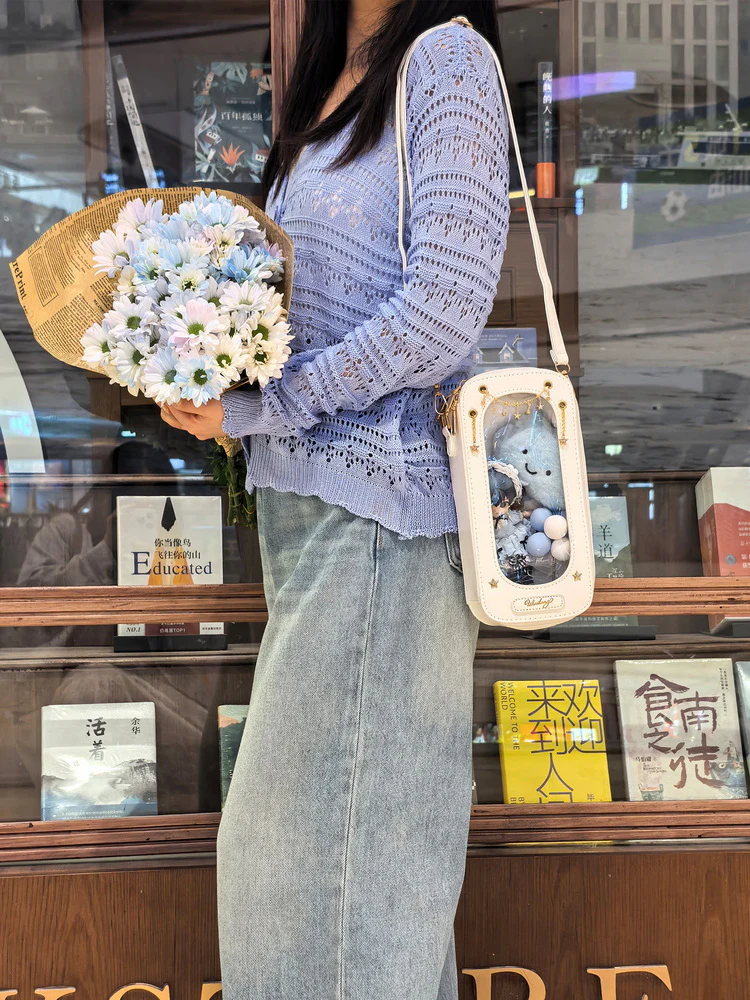 Cute 1/8 BJD Doll Ita Crossbody Bag with Display Window - Image 20