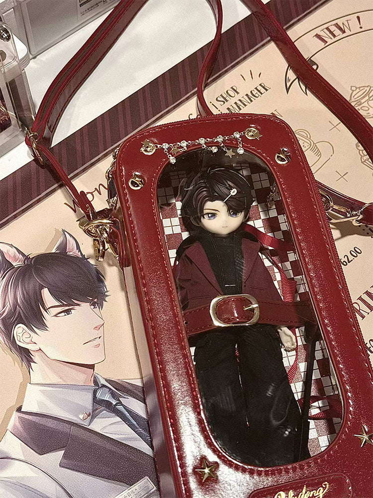 Cute 1/8 BJD Doll Ita Crossbody Bag with Display Window - Image 21