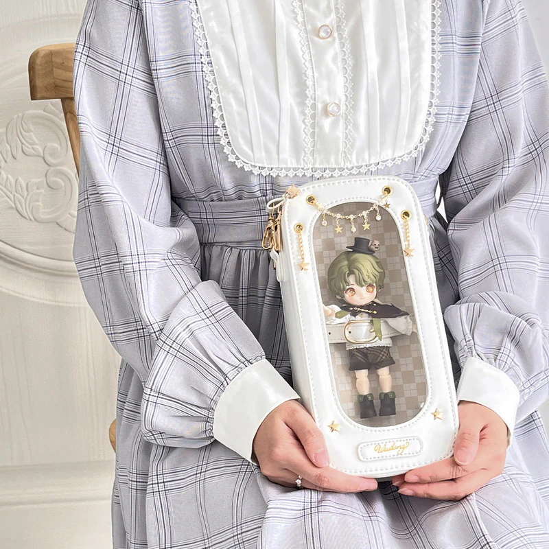 Cute 1/8 BJD Doll Ita Crossbody Bag with Display Window - Image 4