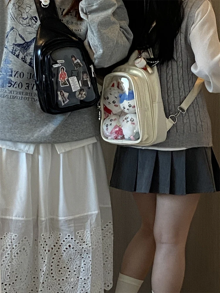 Cute 20cm Doll Ita Bag Transparent Chest Bag - Image 11