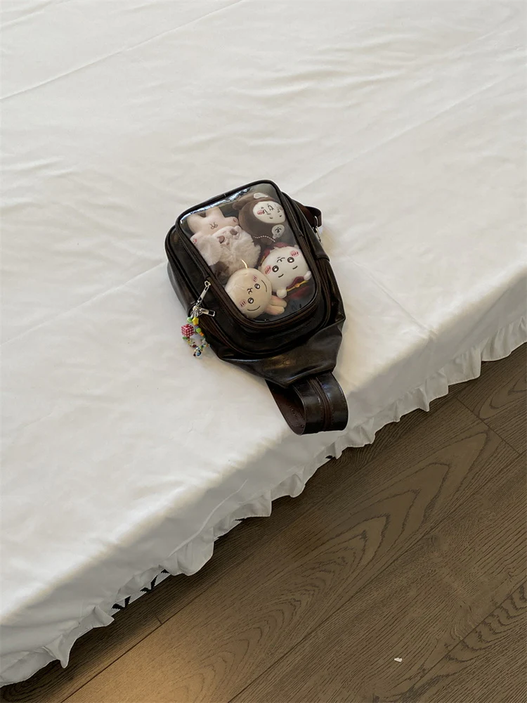 Cute 20cm Doll Ita Bag Transparent Chest Bag - Image 14