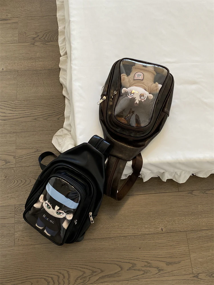 Cute 20cm Doll Ita Bag Transparent Chest Bag - Image 17