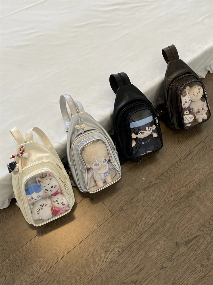 Cute 20cm Doll Ita Bag Transparent Chest Bag - Image 7