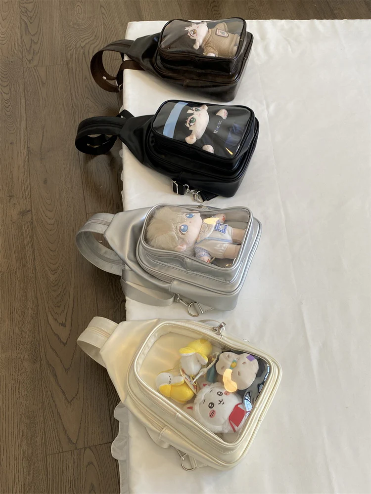Cute 20cm Doll Ita Bag Transparent Chest Bag - Image 8