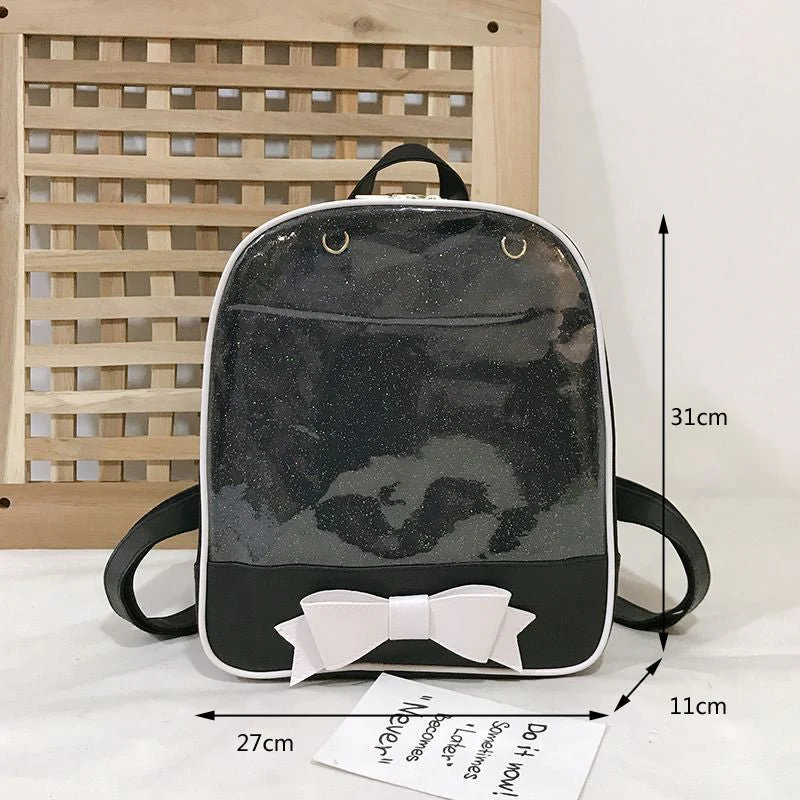 Bowknot Candy Color Pins Display Backpack Bag - Image 5