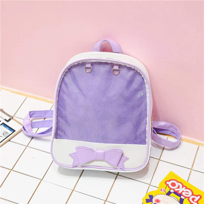 Bowknot Candy Color Pins Display Backpack Bag - Image 6