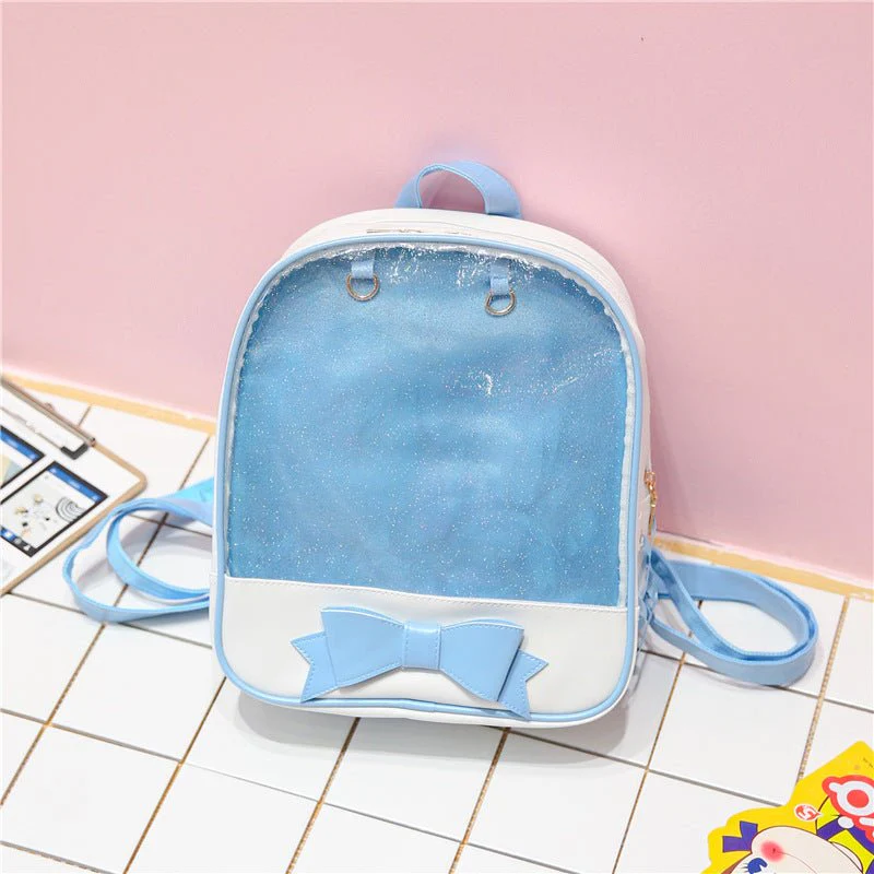 Bowknot Candy Color Pins Display Backpack Bag - Image 7