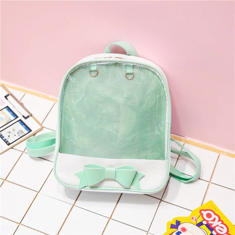 Bowknot Candy Color Pins Display Backpack Bag - Image 9