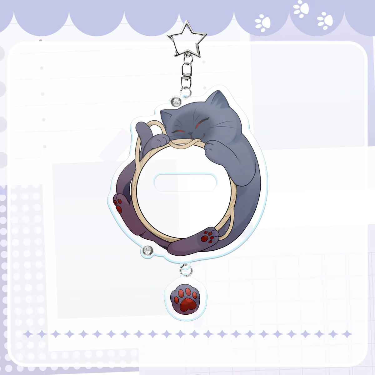 Cute Cat Acrylic Badge Decoration Charm - Image 10