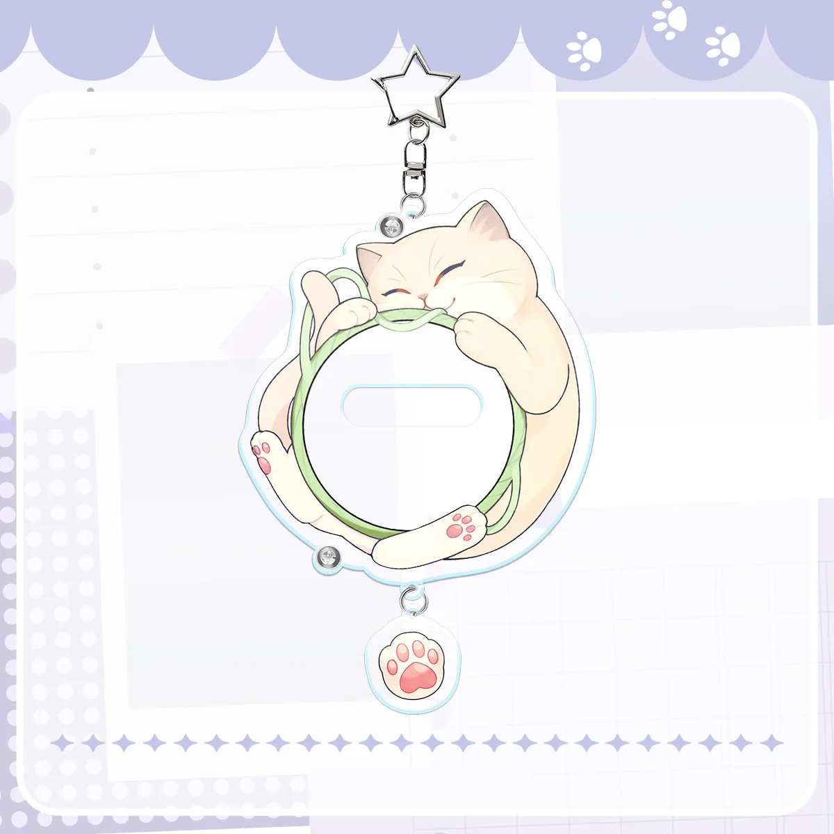 Cute Cat Acrylic Badge Decoration Charm - Image 11