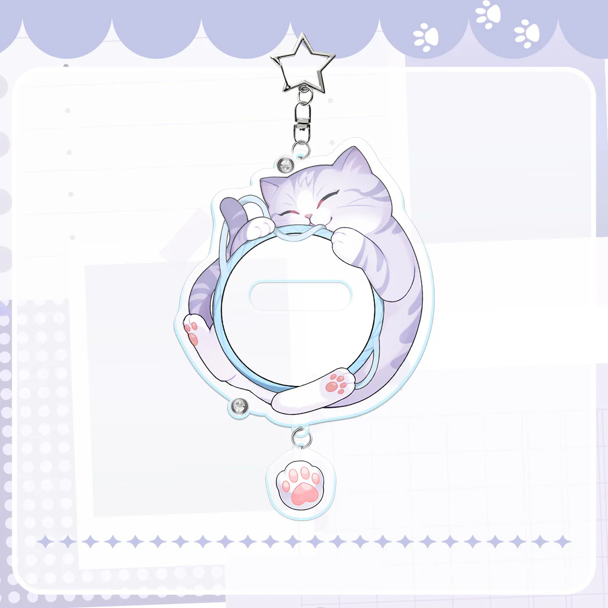 Cute Cat Acrylic Badge Decoration Charm - Image 12
