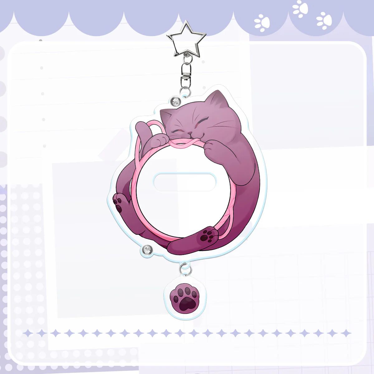 Cute Cat Acrylic Badge Decoration Charm - Image 13