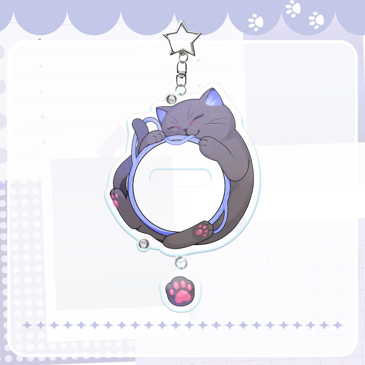 Cute Cat Acrylic Badge Decoration Charm - Image 14