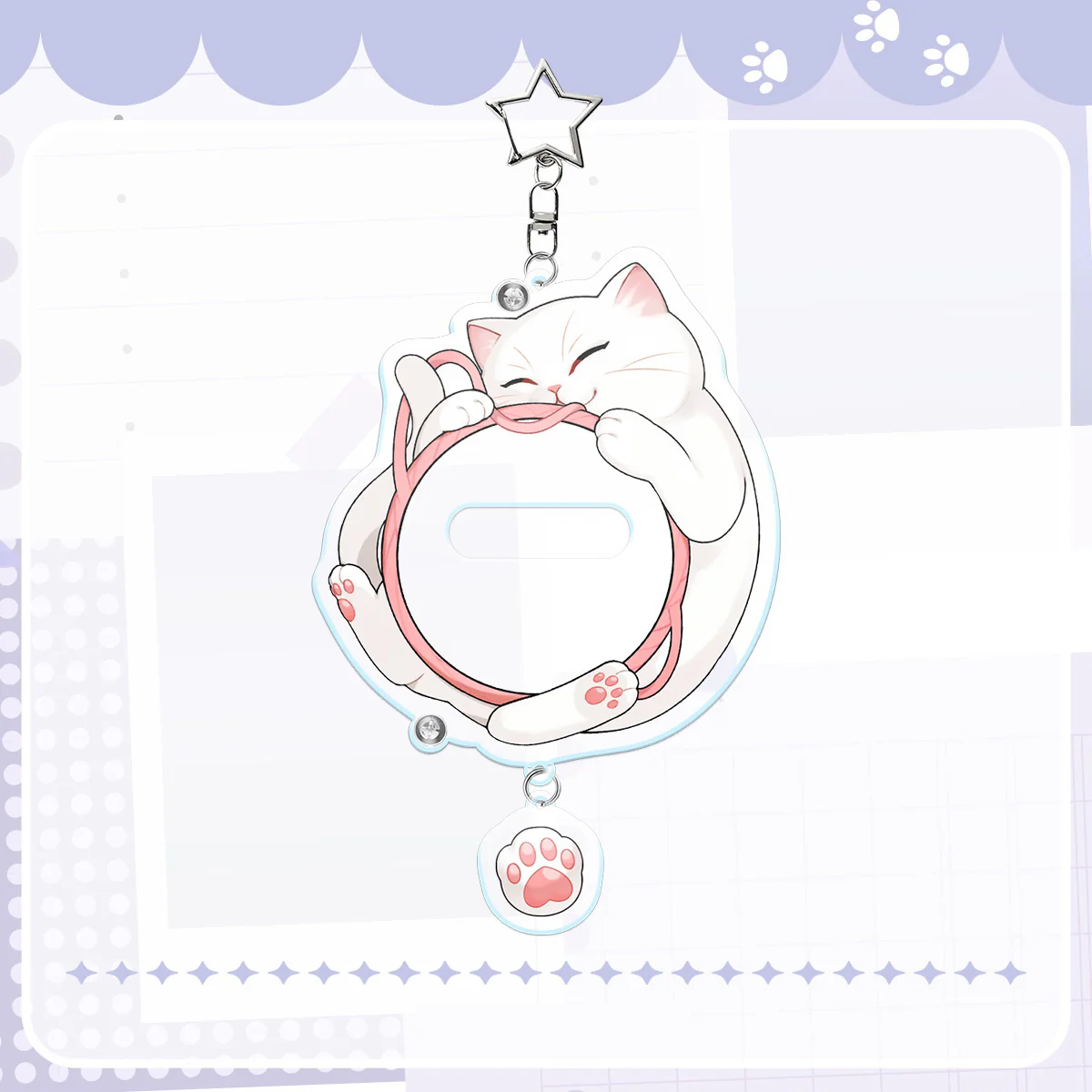 Cute Cat Acrylic Badge Decoration Charm - Image 6