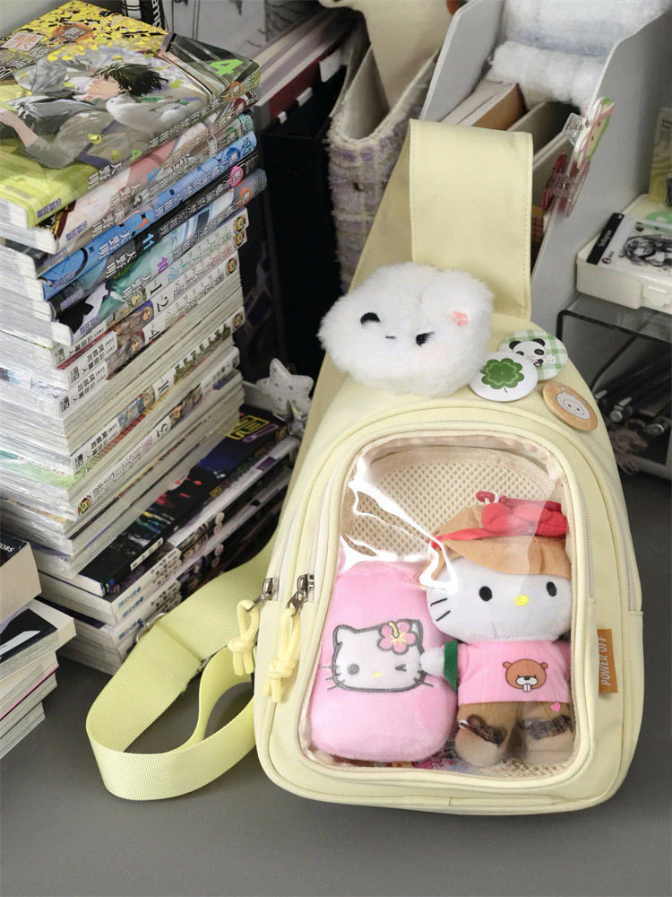 Cute Girl Style Chest Ita Bag for Plush Dolls - Image 15