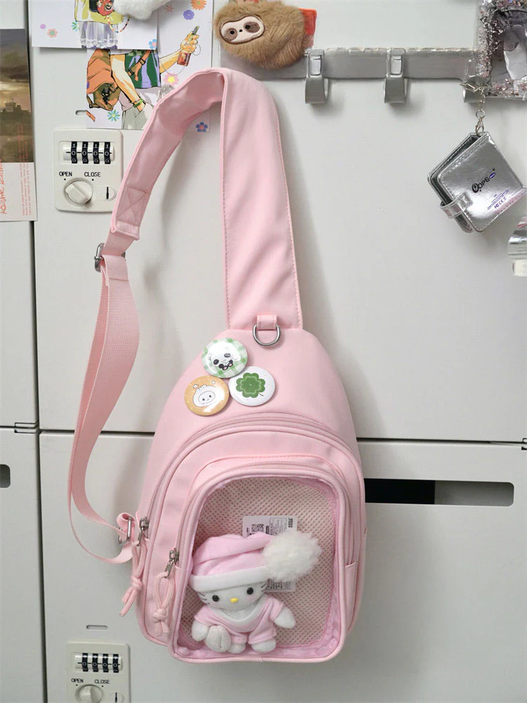 Cute Girl Style Chest Ita Bag for Plush Dolls - Image 22