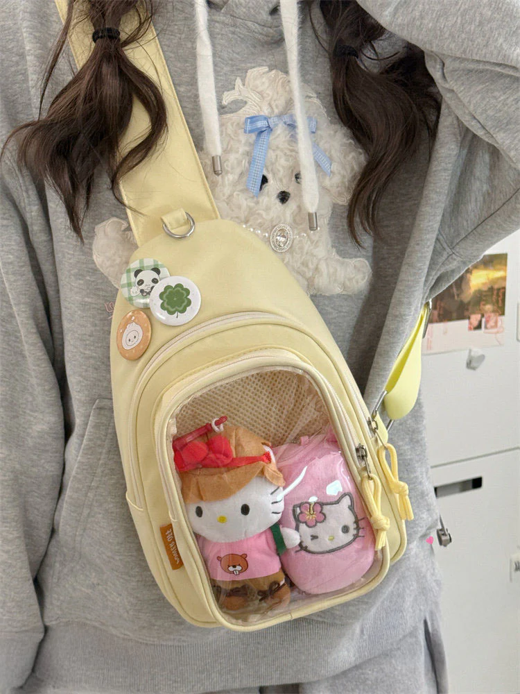 Cute Girl Style Chest Ita Bag for Plush Dolls - Image 24
