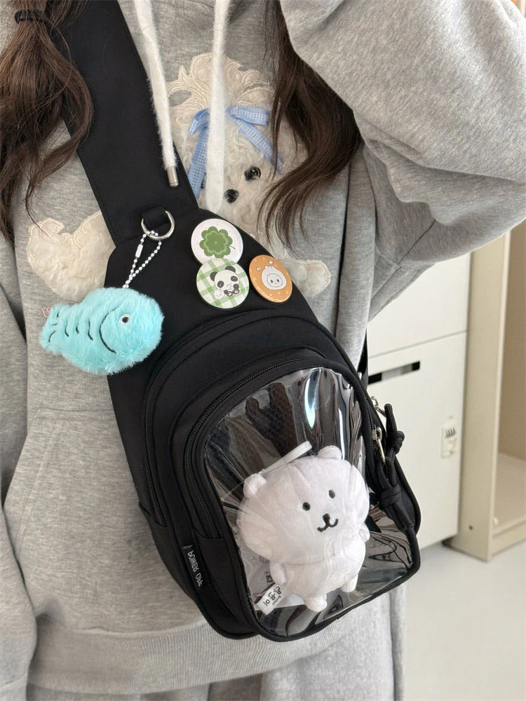 Cute Girl Style Chest Ita Bag for Plush Dolls - Image 8