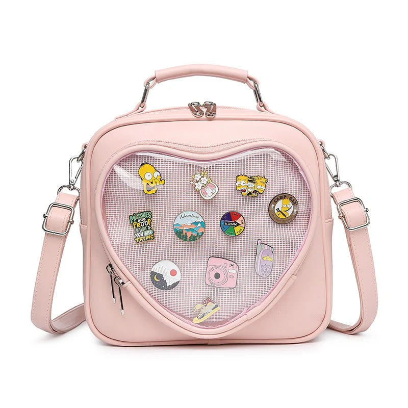 Cute Heart Small Ita Backpack - Image 5