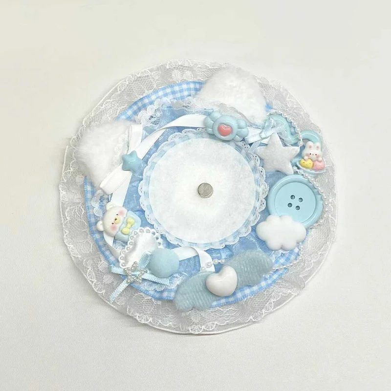 Cute Lace-Trimmed Devil Rosette Badge Decoration for Ita Bags - Image 3
