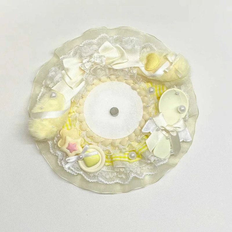 Cute Lace-Trimmed Devil Rosette Badge Decoration for Ita Bags - Image 4