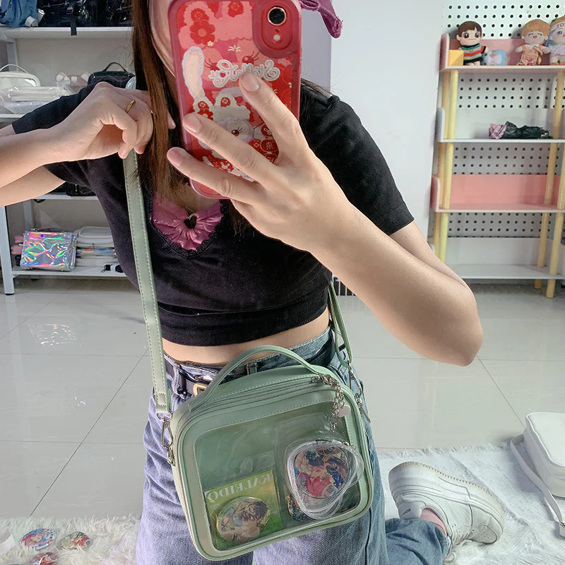 Cute Mini Small Square Pin Ita Bag - Image 15