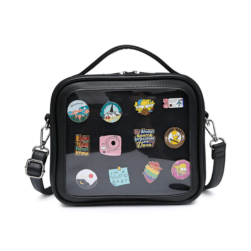 Cute Mini Small Square Pin Ita Bag - Image 19