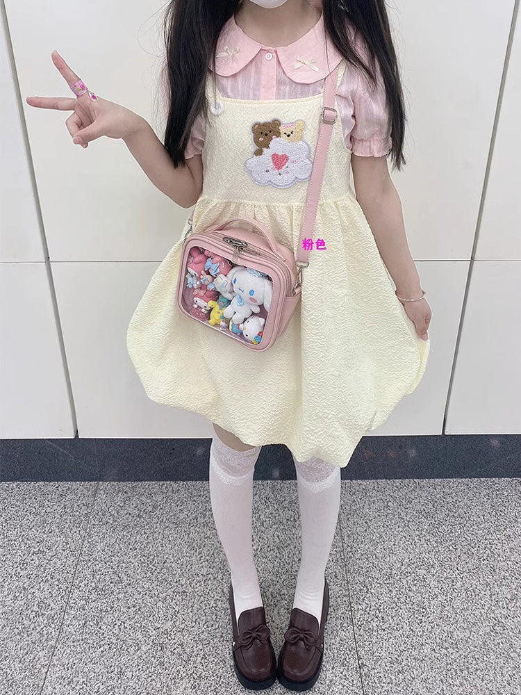 Cute Mini Small Square Pin Ita Bag - Image 3