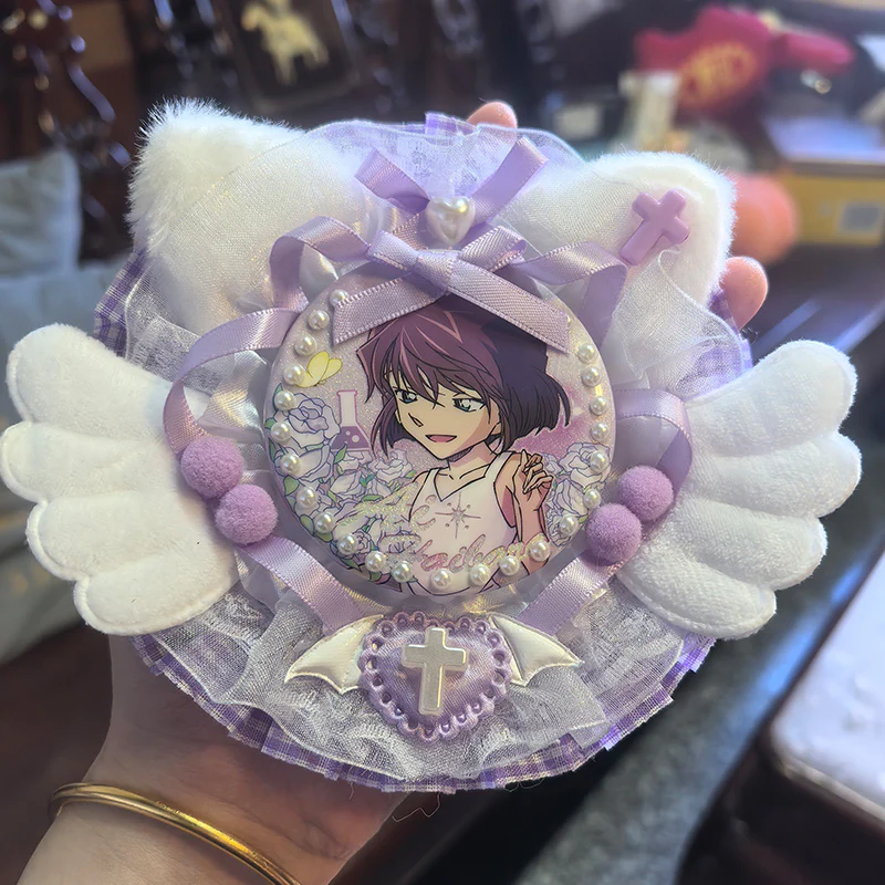Cute Owl Badge Holder for 58–75mm Ita Bag Pins - Image 10