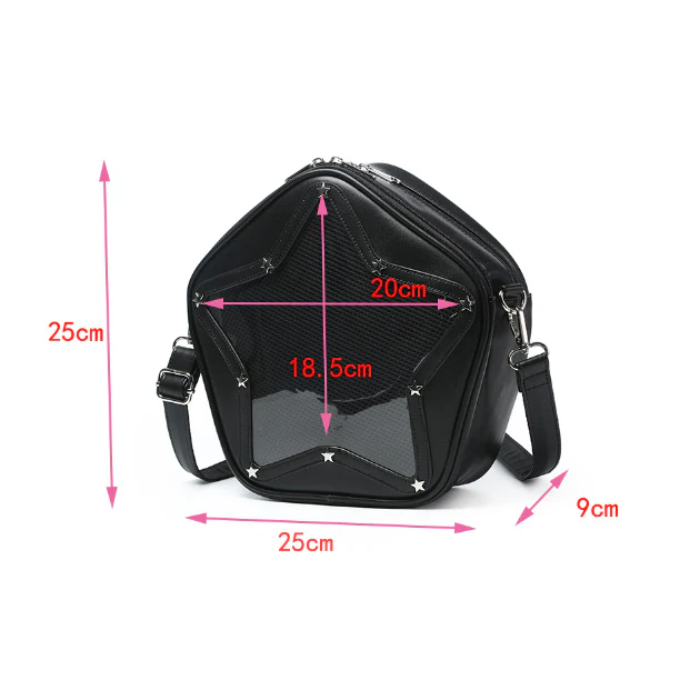 Cute Y2K Small Star Ita Bag for Pins - Image 23