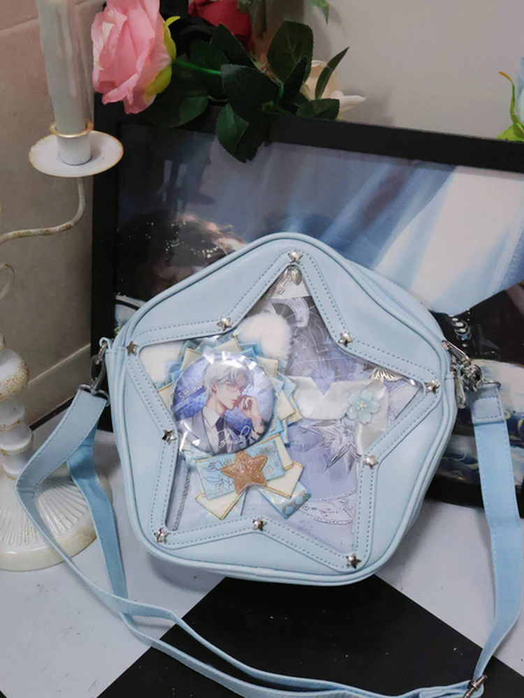 Cute Y2K Small Star Ita Bag for Pins - Image 9