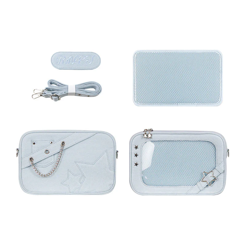 Small Denim Crossbody Ita Bag - Image 14