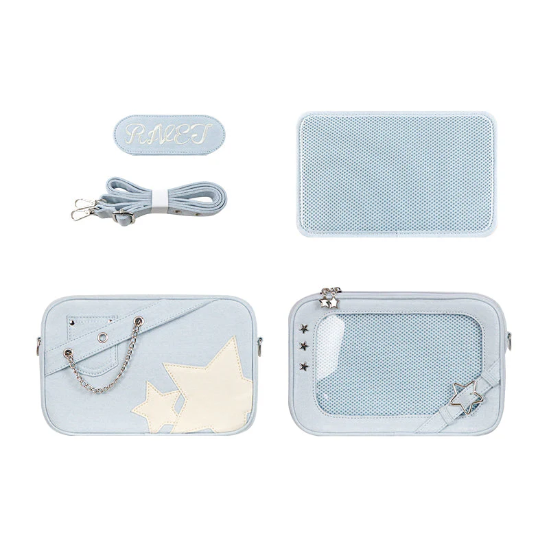 Small Denim Crossbody Ita Bag - Image 15