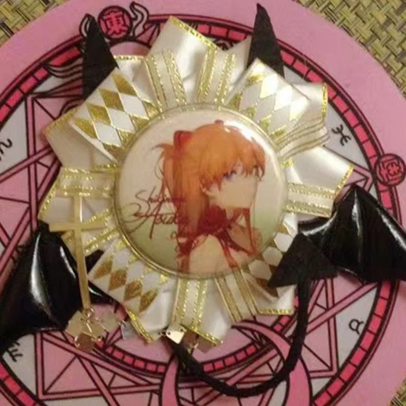Devil Style Anime Badge Rosette Ribbon - Image 3