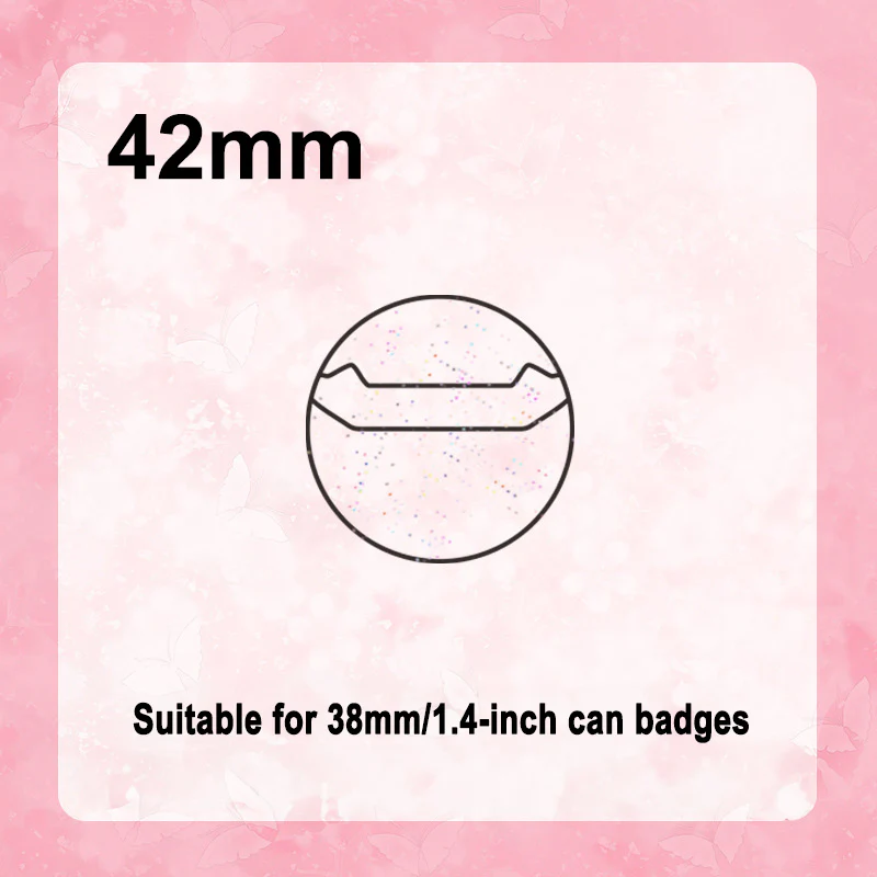 Glitter Can Badge Protective Sleeve - Image 12