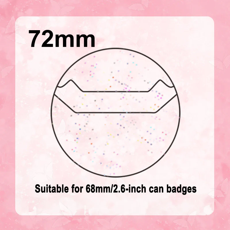 Glitter Can Badge Protective Sleeve - Image 18