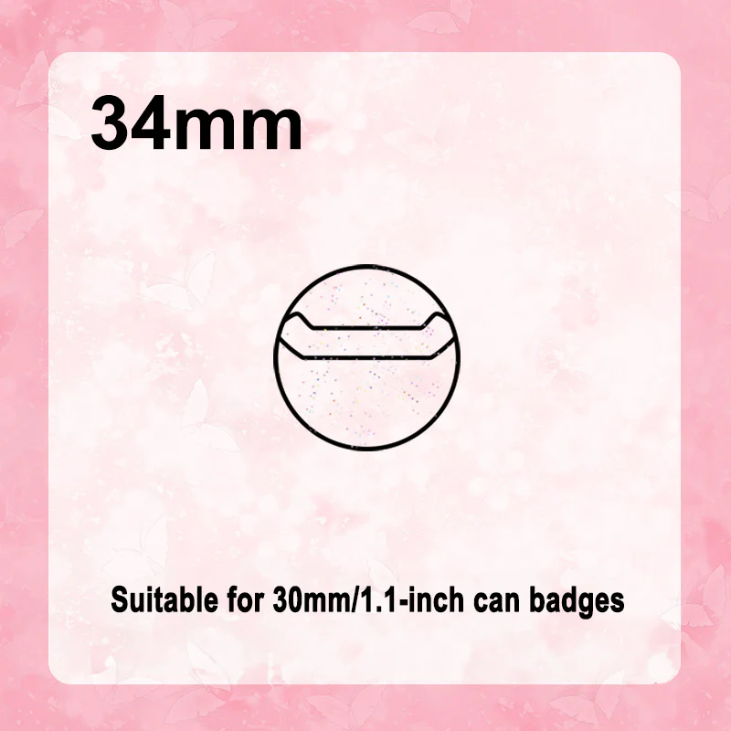 Glitter Can Badge Protective Sleeve - Image 9