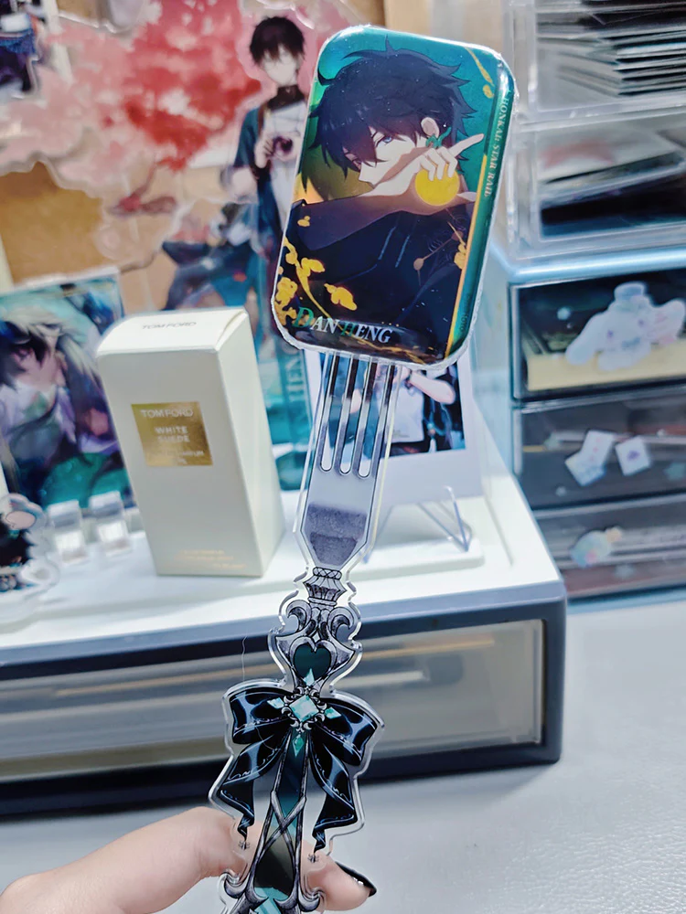 Gothic Fork-Style Acrylic Magnetic Badge Display Stick - Image 17
