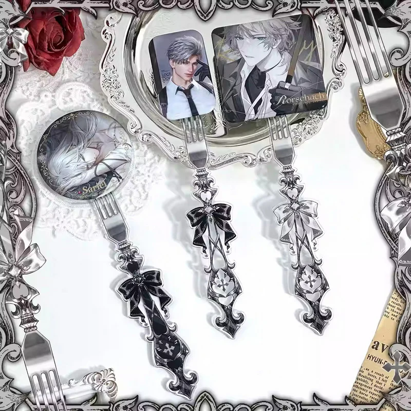 Gothic Fork-Style Acrylic Magnetic Badge Display Stick - Image 4