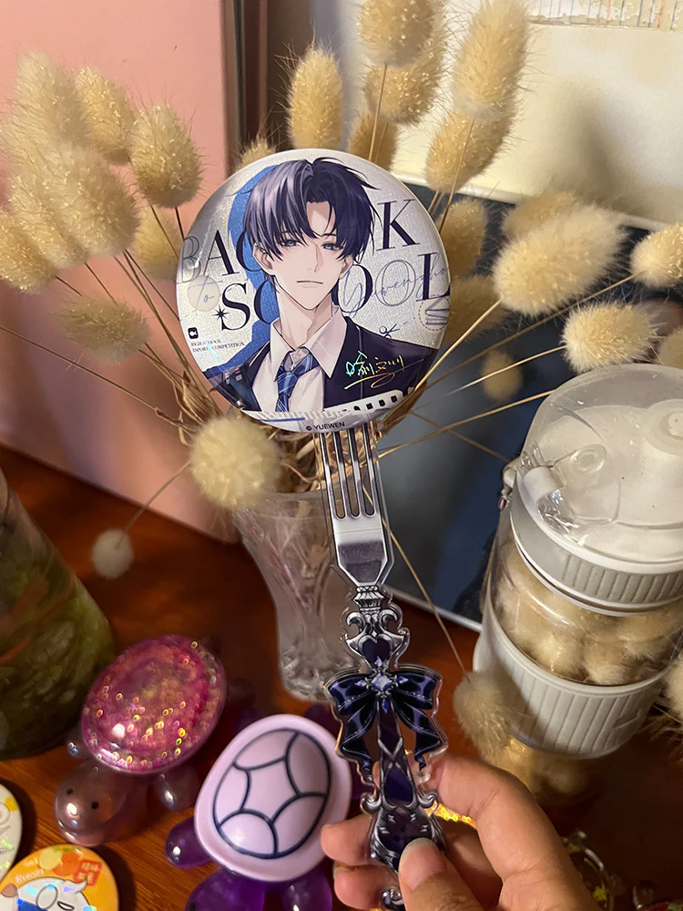Gothic Fork-Style Acrylic Magnetic Badge Display Stick - Image 9