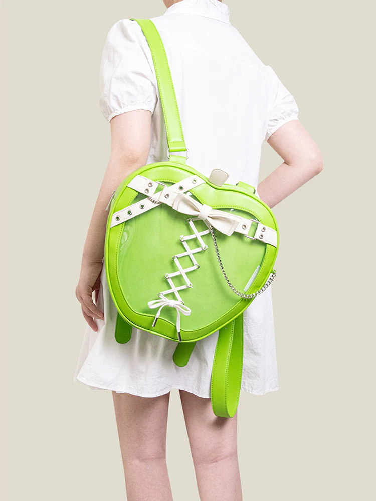 Gothic Style Apple-Shaped Ita Backpack - Image 10