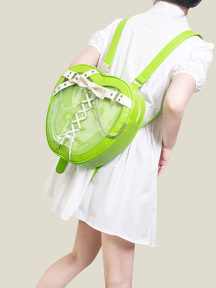 Gothic Style Apple-Shaped Ita Backpack - Image 12